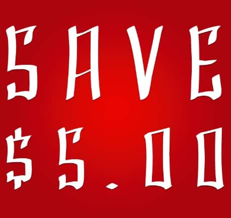 Save 5 Dollars