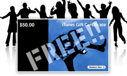 Free $50 iTunes Gift Card!!  Hurry, Ends July 15th at Midnight